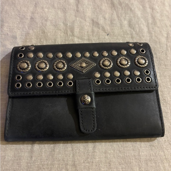 Patricia Nash Black Studded Colli Wallet - Picture 2 of 4